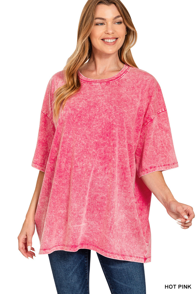 Women’s “Angie” Top- Hot Pink