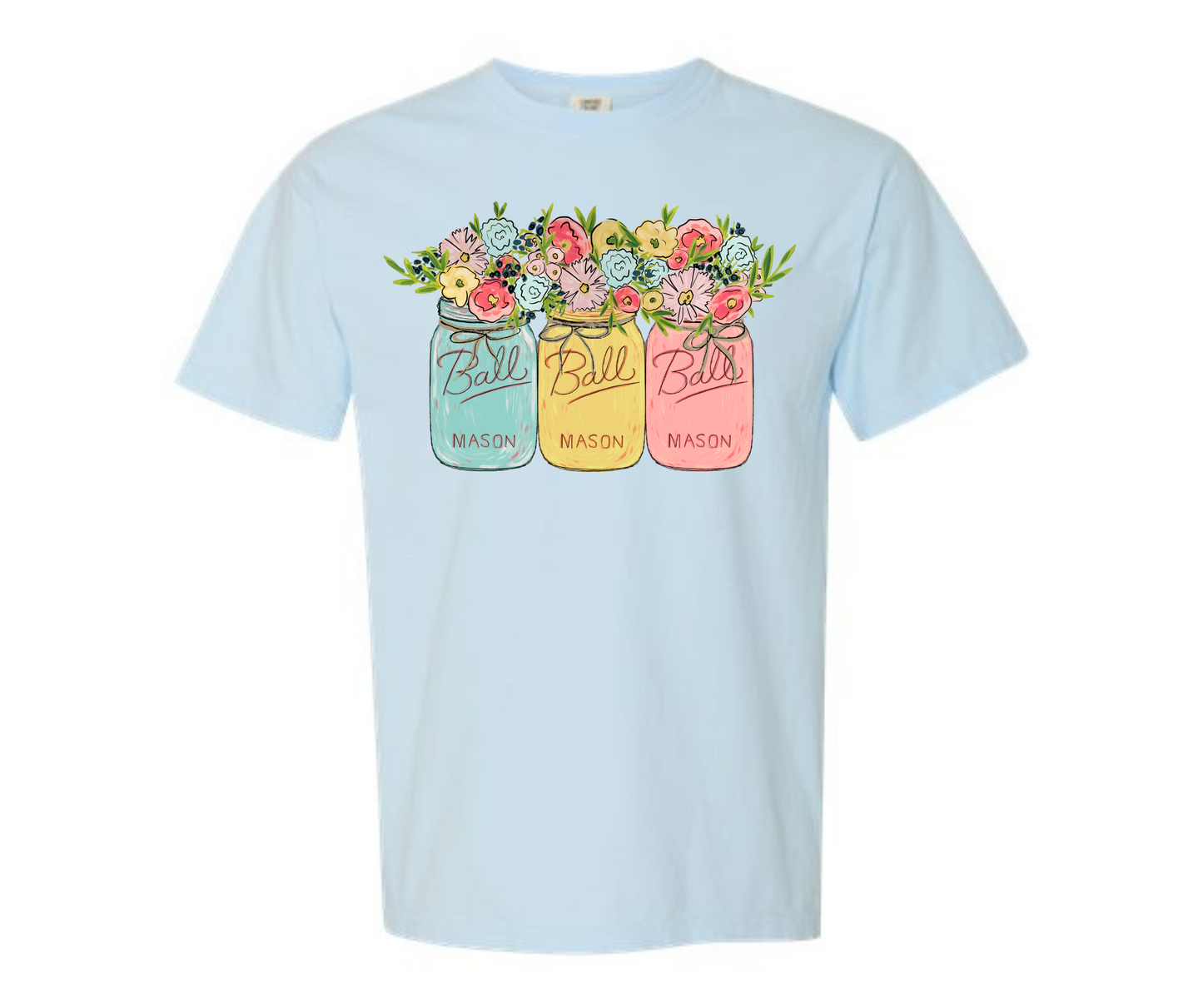Spring Mason Jars Graphic Tee