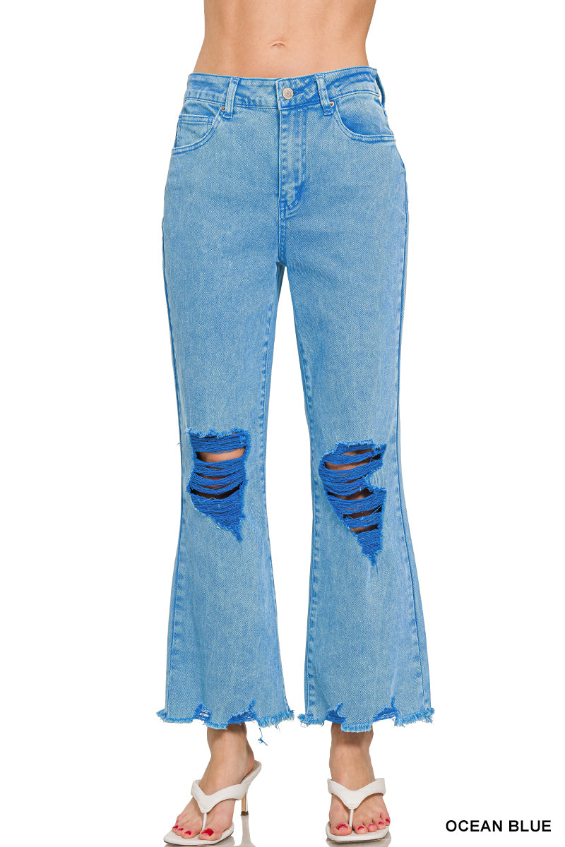 Distressed Jeans- Blue