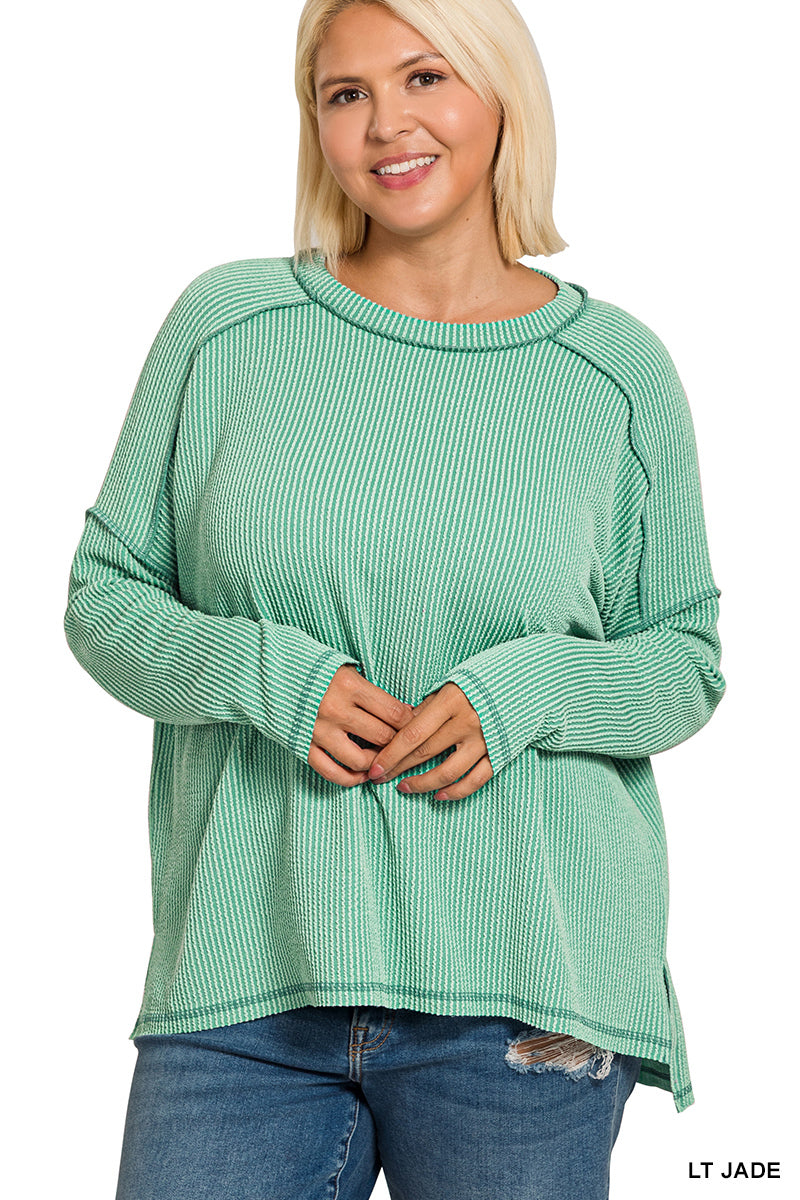 Women’s Plus “Callie” Top- Jade