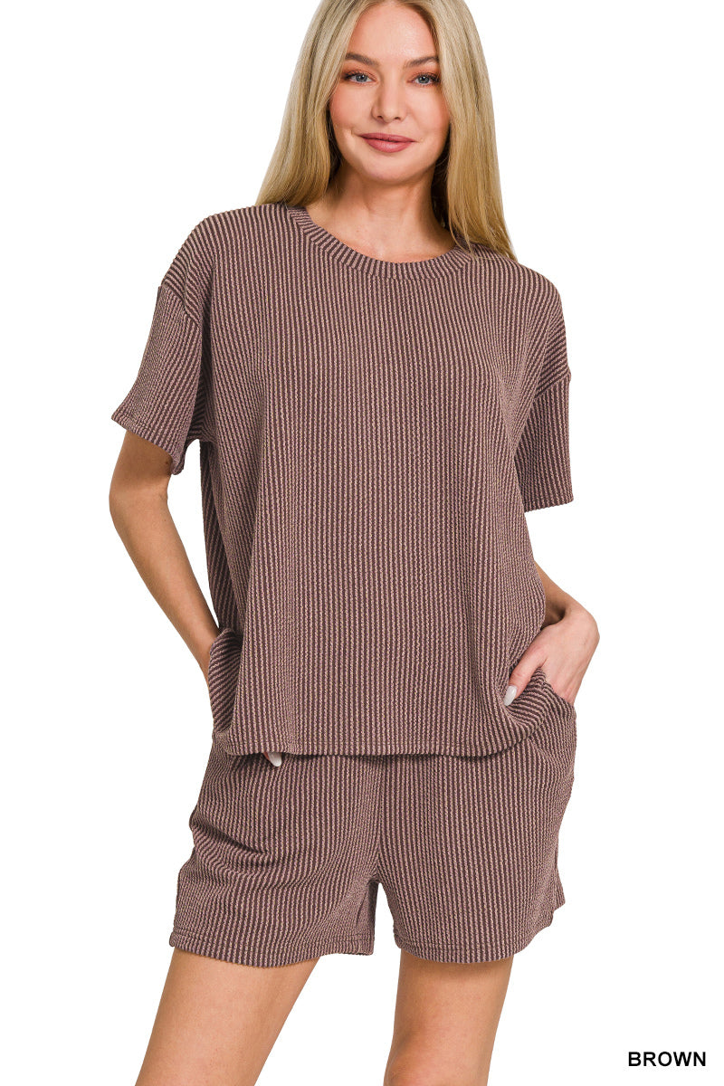 Women’s “Ava” Set- Brown