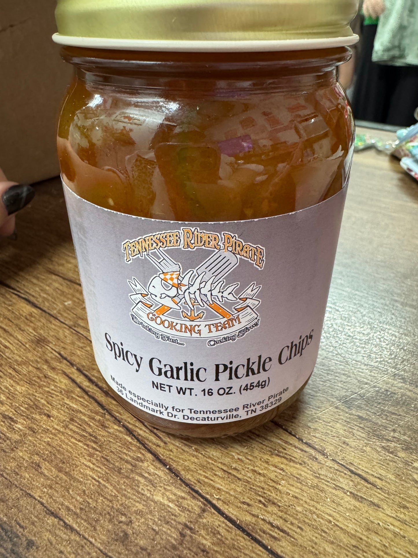 Spicy Garlic Pickle Chips