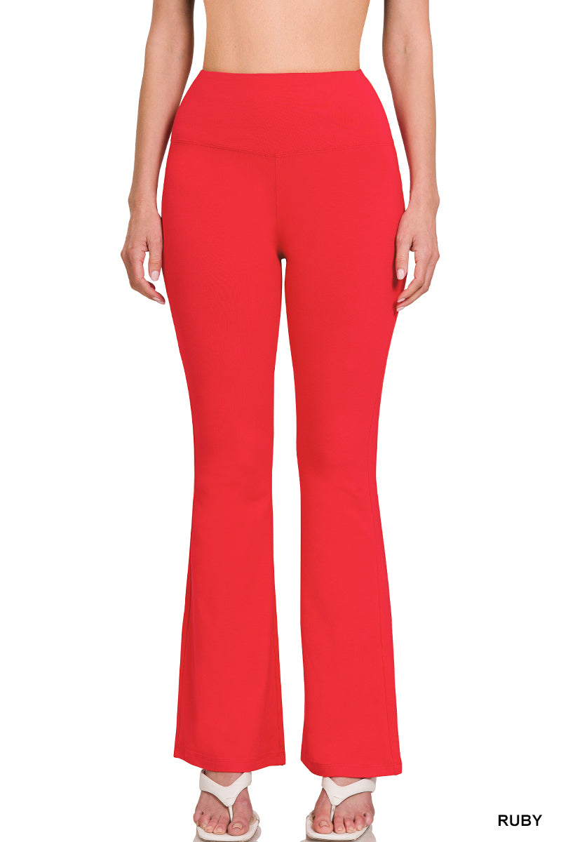 Flare Pants- Red