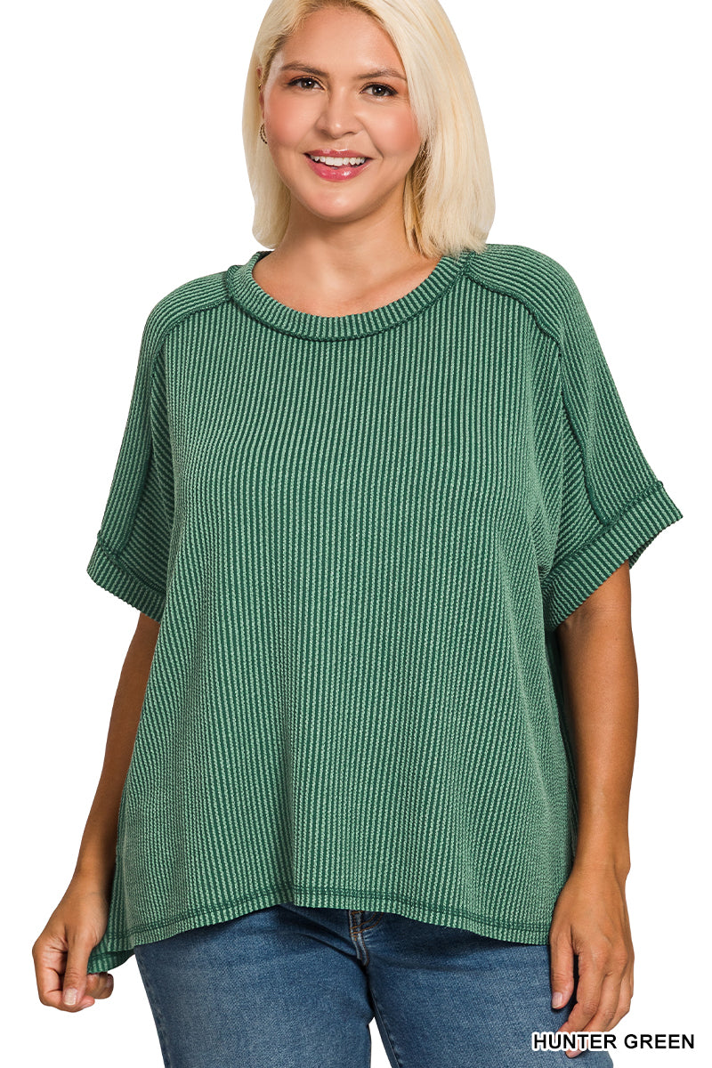 Women’s Plus “Olivia” Top- Green