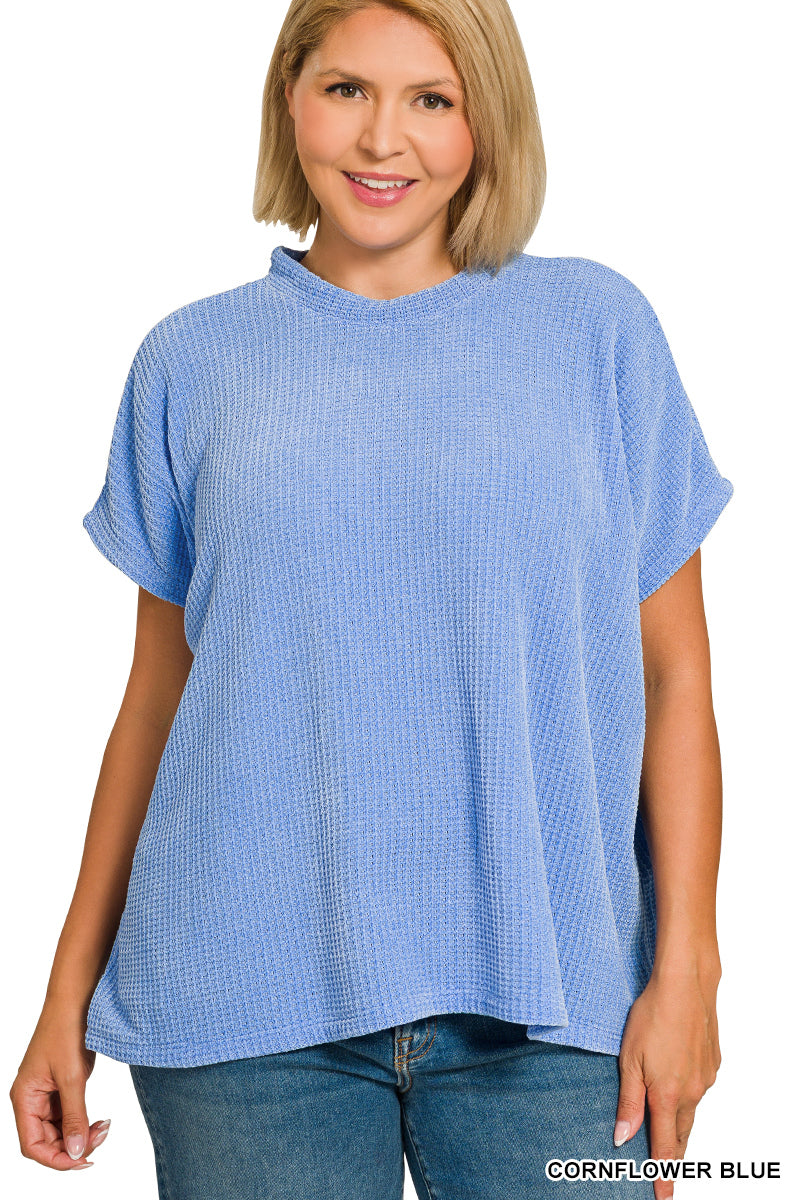 Women’s Plus “Gina” Top- Blue