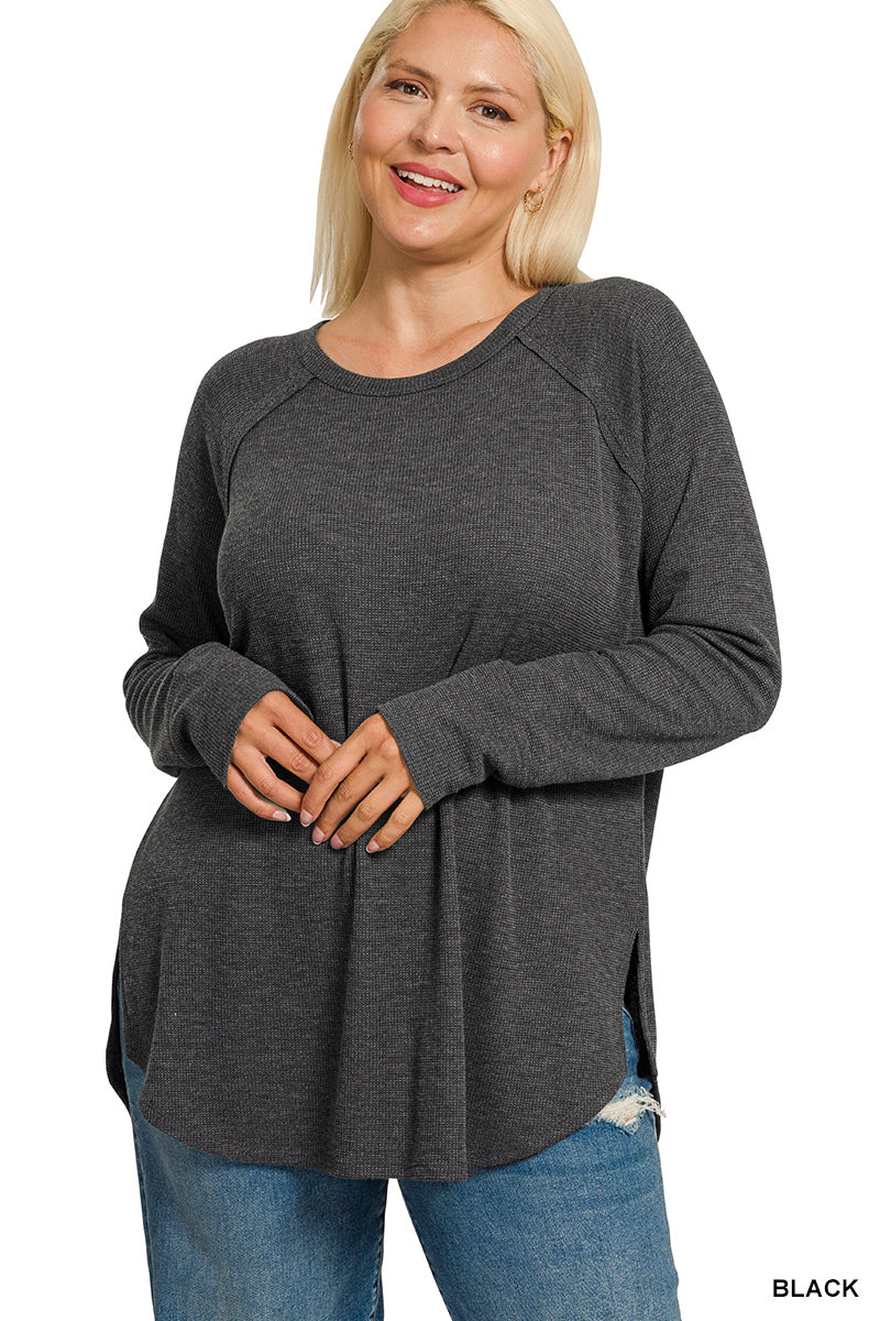 Women’s Plus “Tate” Top- Black