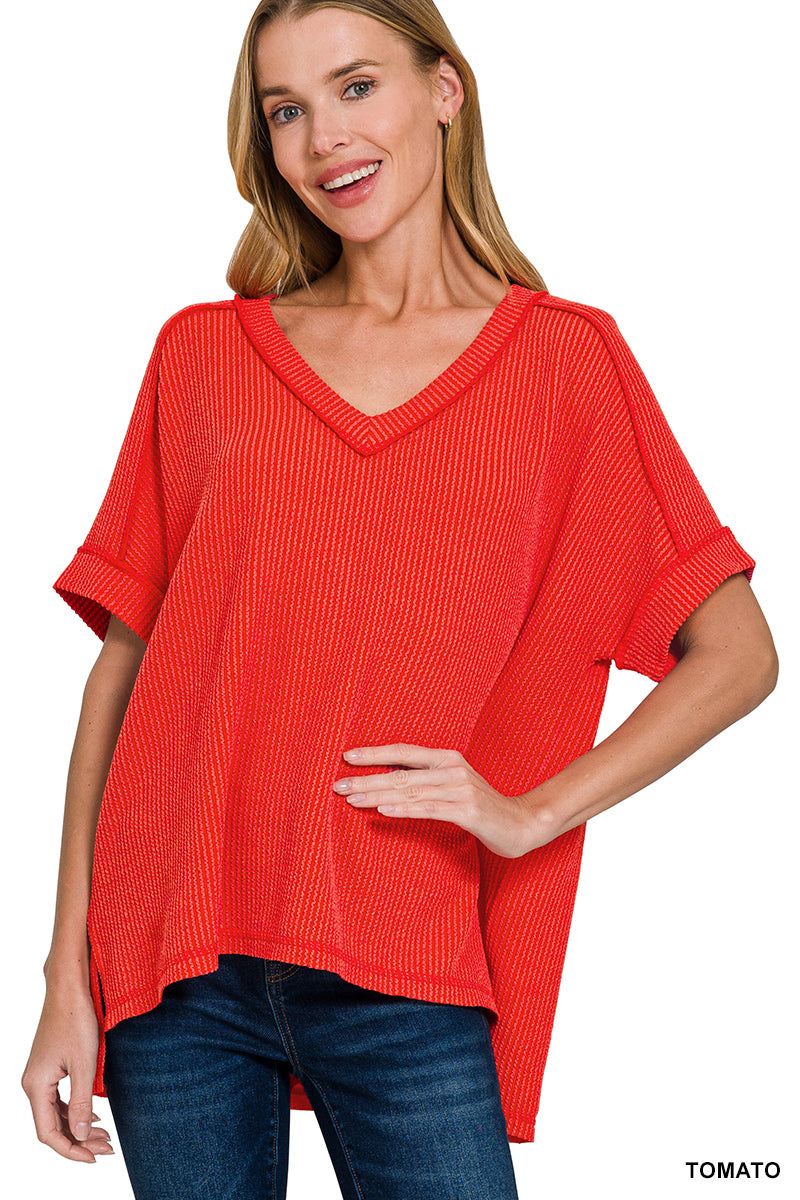 Women's "Amanda" Top- Red