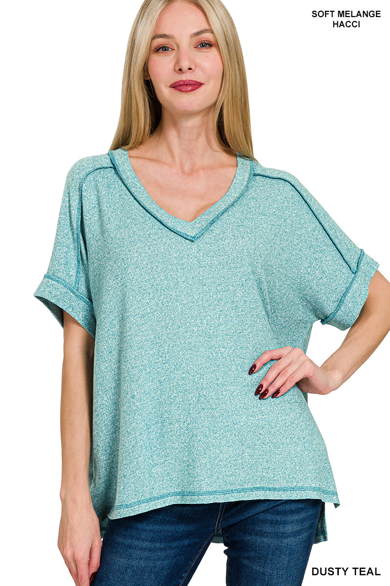 Women's "Amanda" Top-Teal