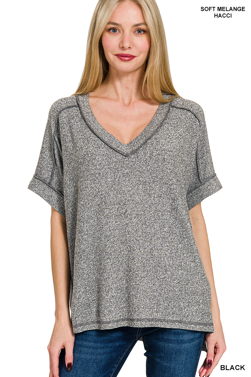 Women's "Amanda" Top-Black