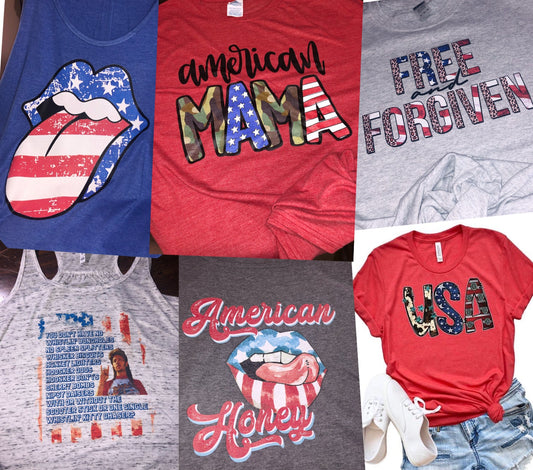 Patriotic mystery shirt