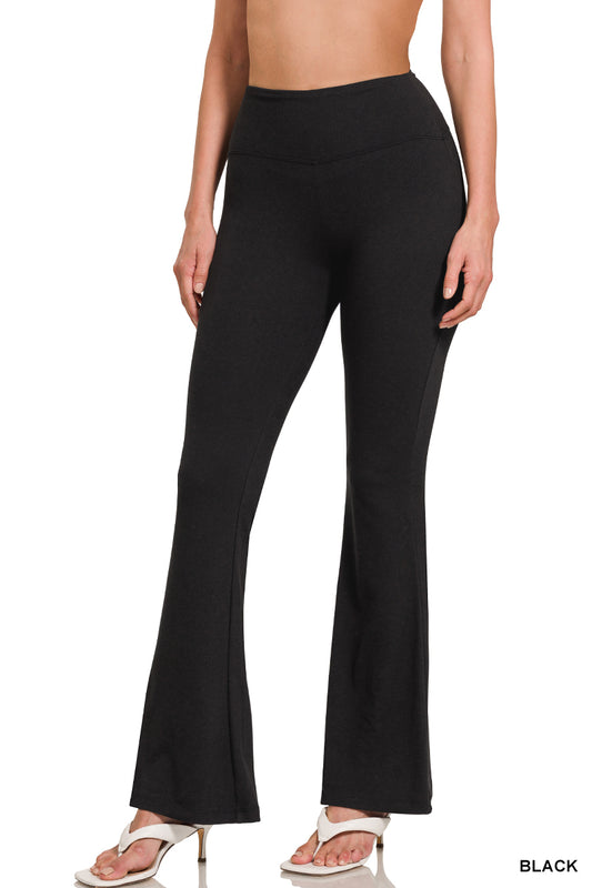 Women’s Butter Yoga Flares- Black