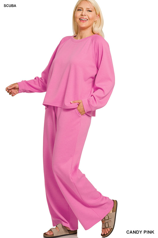 Women’s Plus “Bailey” Set- Pink