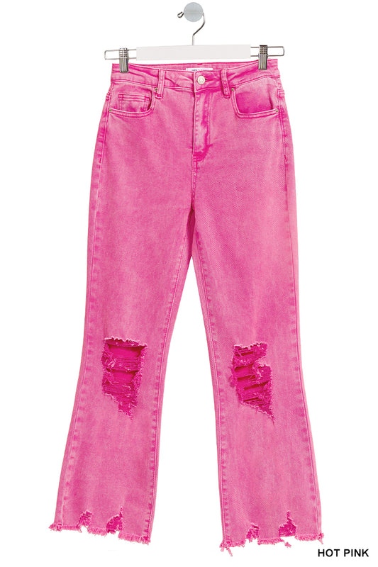 Women’s “Ashley” Jeans- Hot Pink