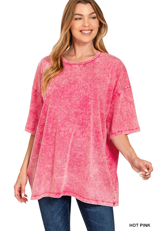 Women’s “Angie” Top- Hot Pink