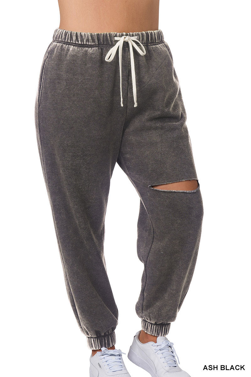 Women’s Plus “Eliza” Joggers- Black