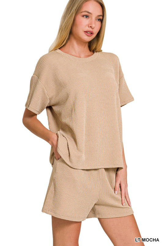 Women's "Ava" Set- Mocha
