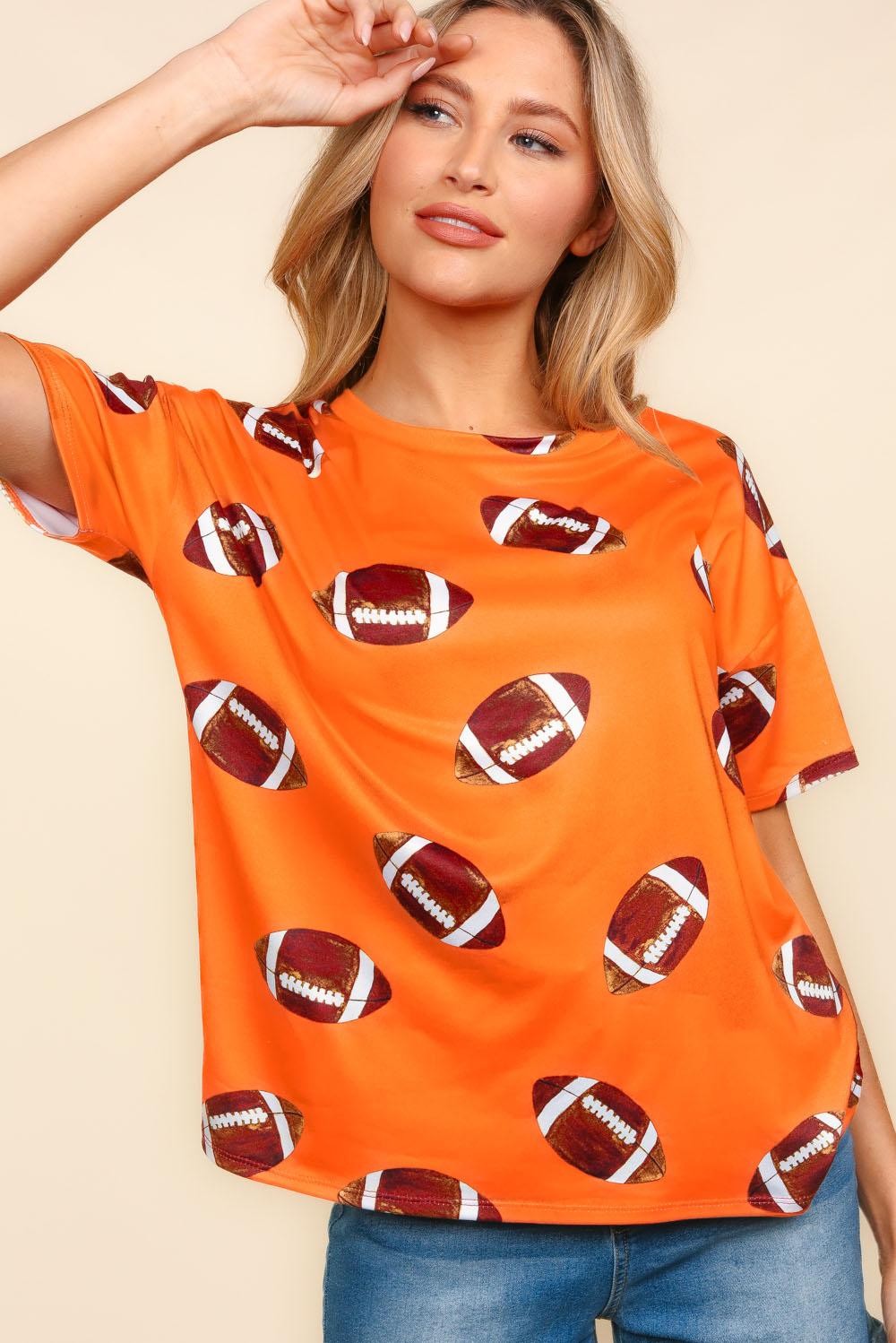 Women’s “Game Day” Tee- Orange