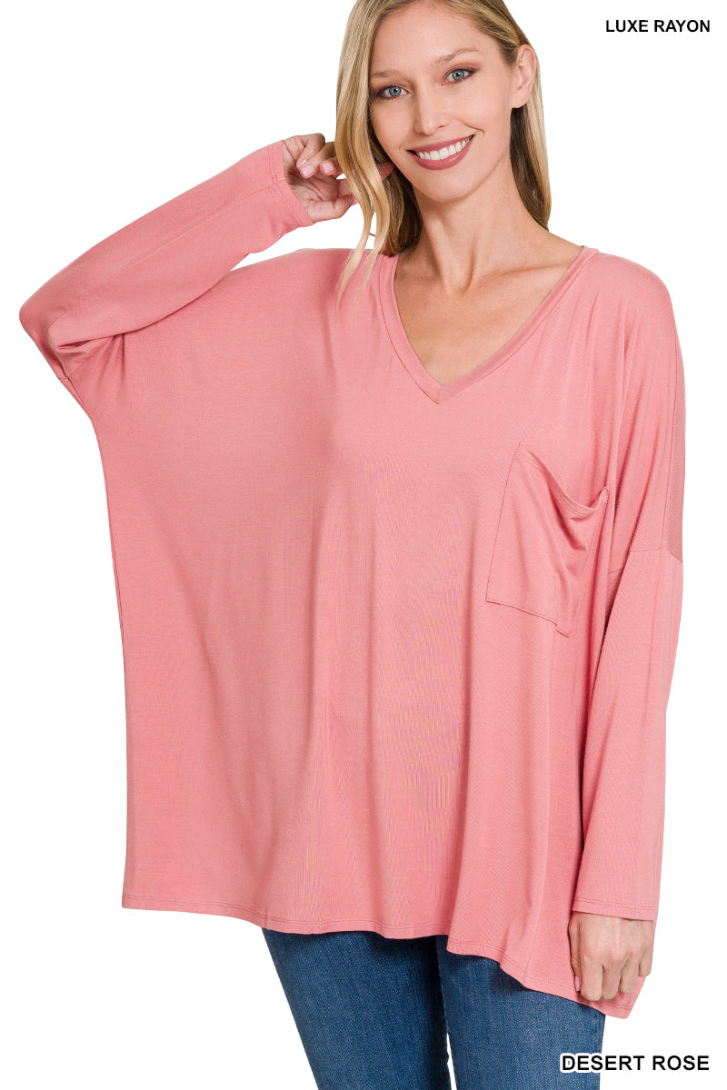 Women’s “Abby” Top- Rose