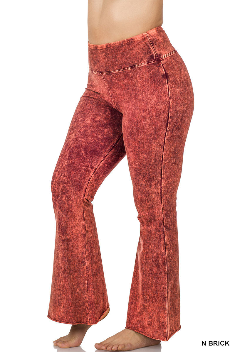 Mineral Flare Pants- Orange