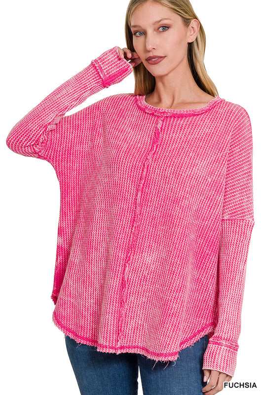 Women’s “Donna” Top- Hot Pink