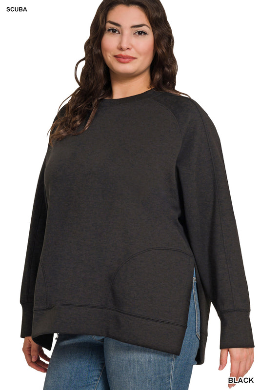 Women’s Plus “Lara” Top- Black