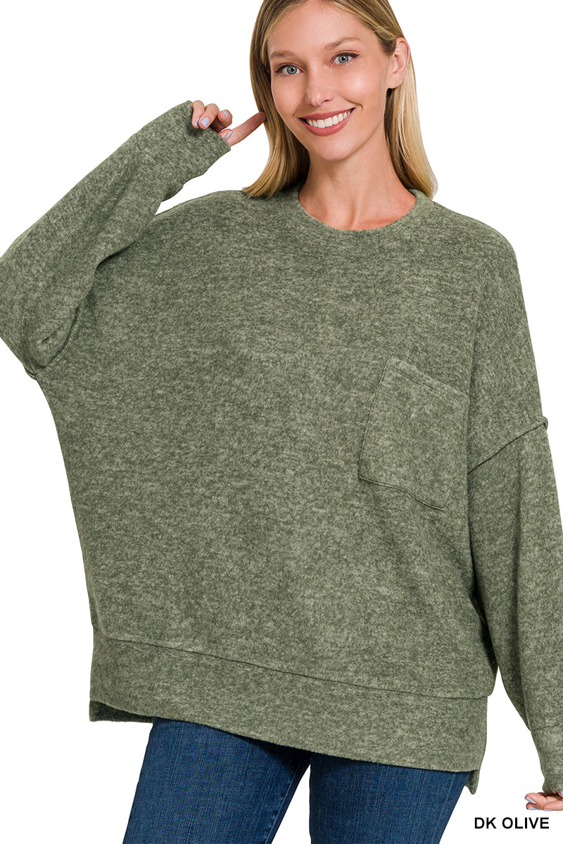 Women’s “Macie” Sweater-Olive