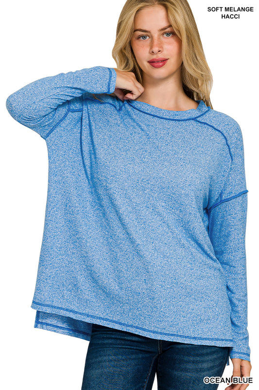 “Annie” Top- Blue