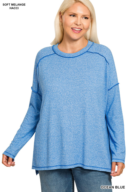 “Annie” Top- Blue