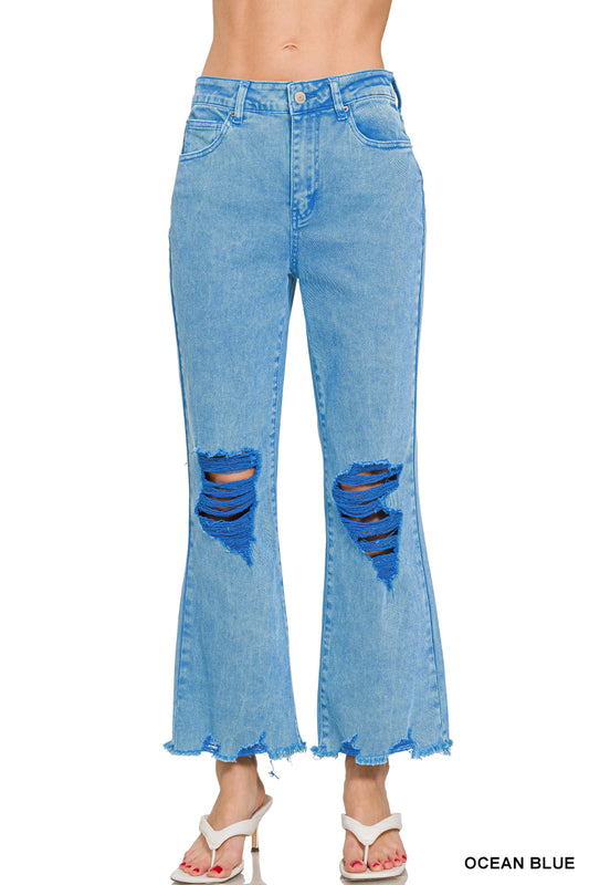 Distressed Jeans- Blue