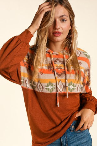 Women’s Plus Aztec Pullover