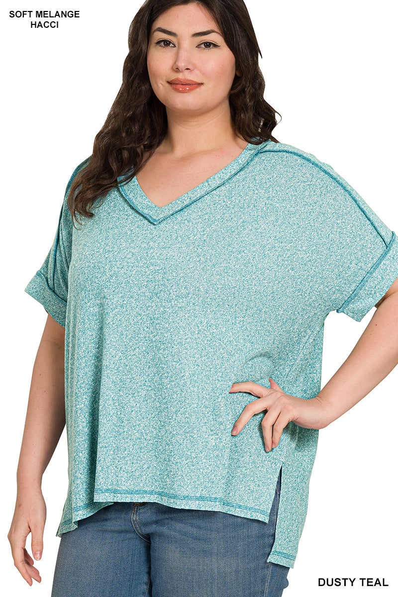 Women’s Plus “Ellie” Top- Teal