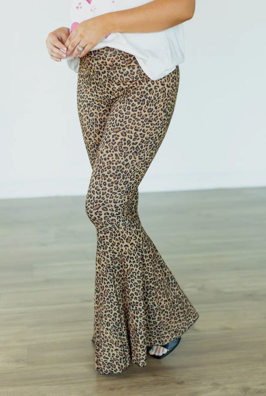 Leopard Flare Leggings