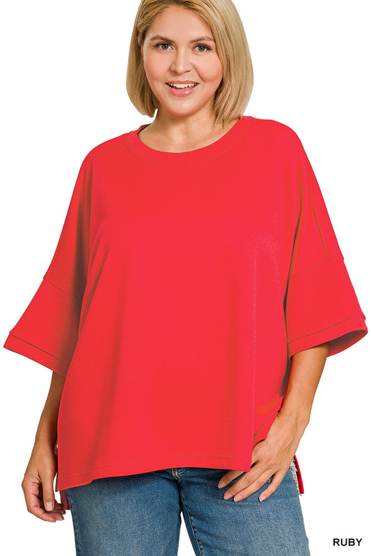 Women’s Plus “Kelly” Top- Red