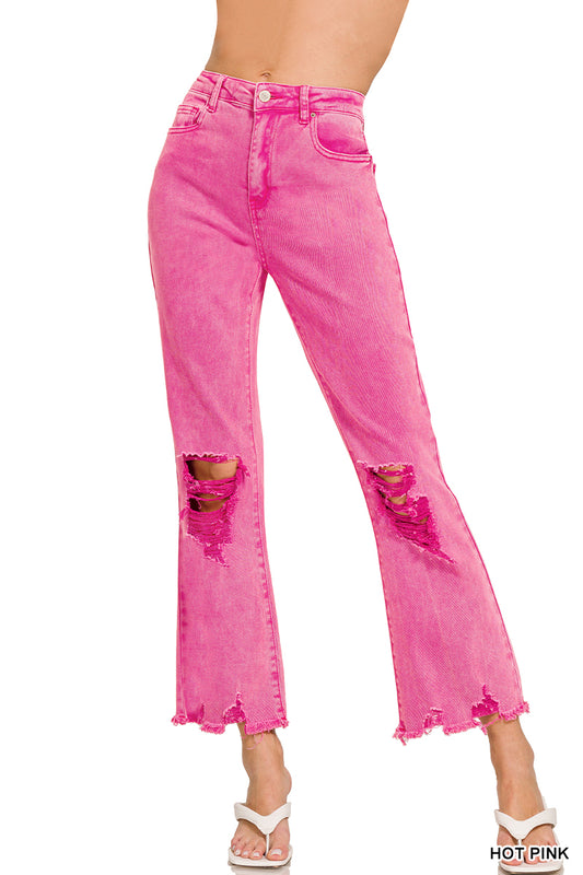 Women’s “Ashley” Jeans- Hot Pink