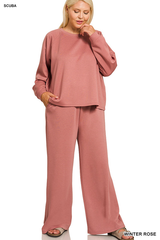 Women’s Plus “Bailey” Set- Rose