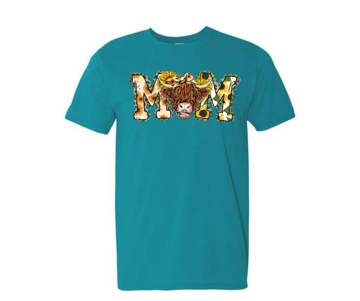 Highland Cow Mom Graphic Tee