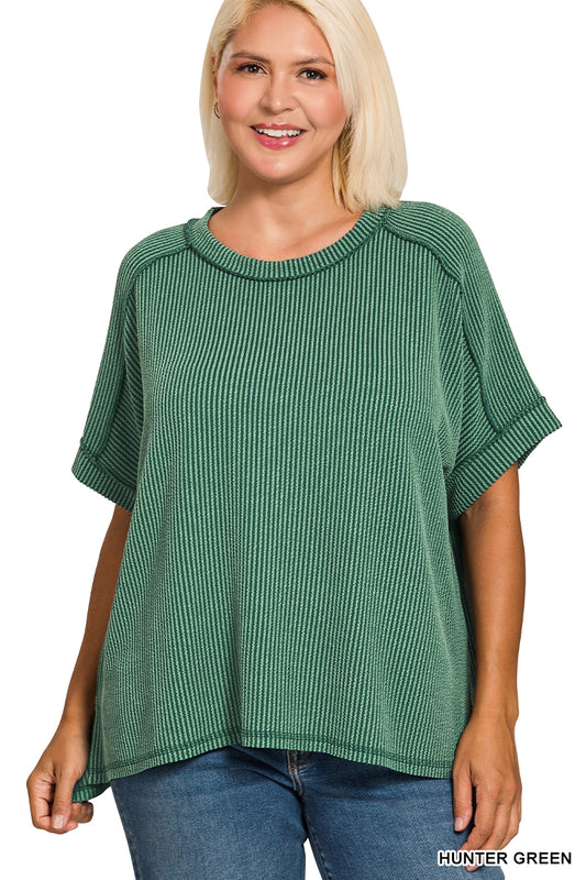 Women’s Plus “Olivia” Top- Green