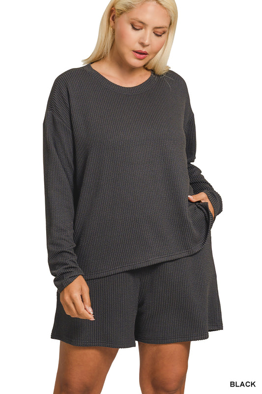 Women’s Plus “Grace” Set- Black