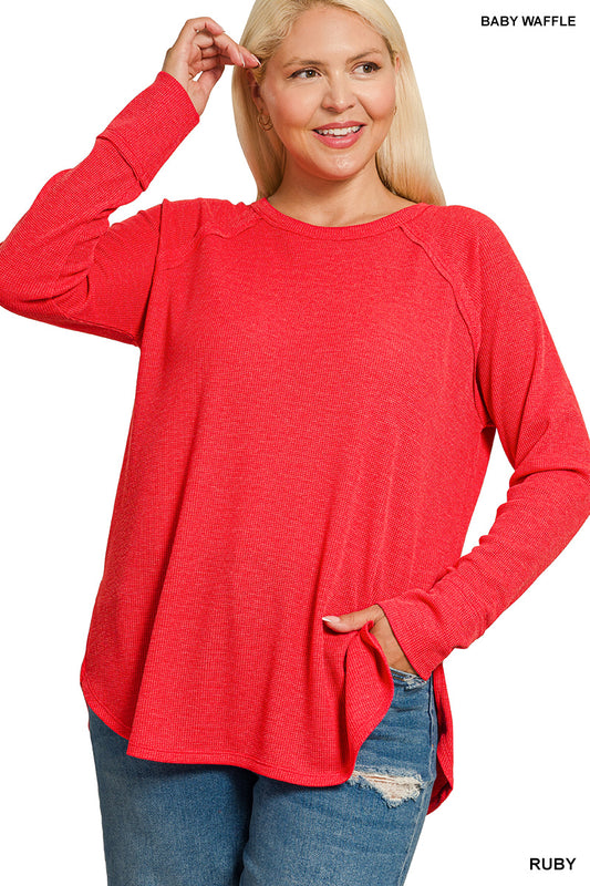 Women’s Plus “Tate” Top- Red