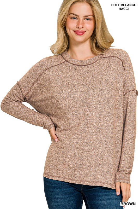 “Annie” Top- Brown