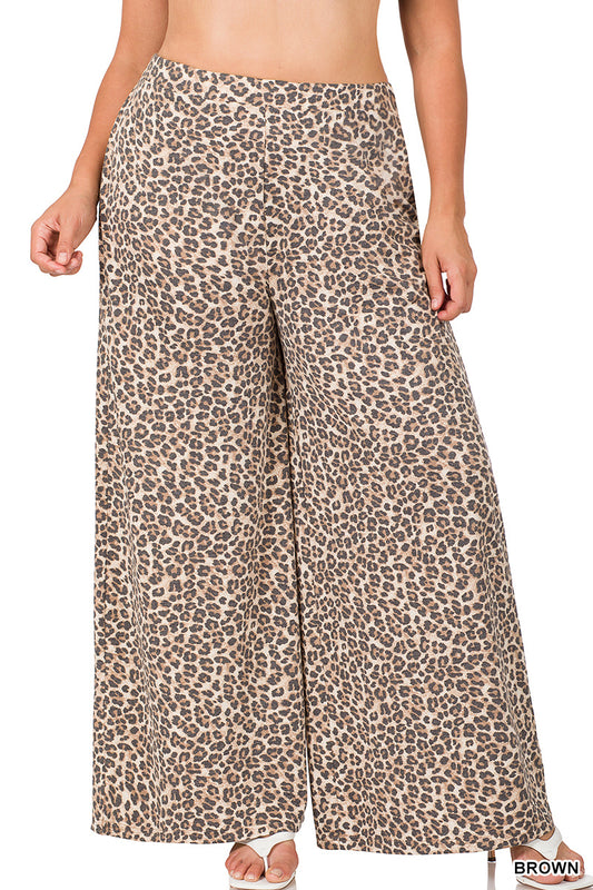 Women’s Plus Leopard Pants