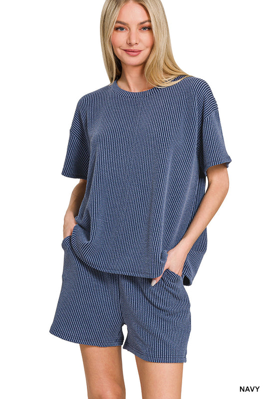 Women's "Ava" Set- Navy
