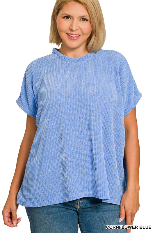 Women’s Plus “Gina” Top- Blue