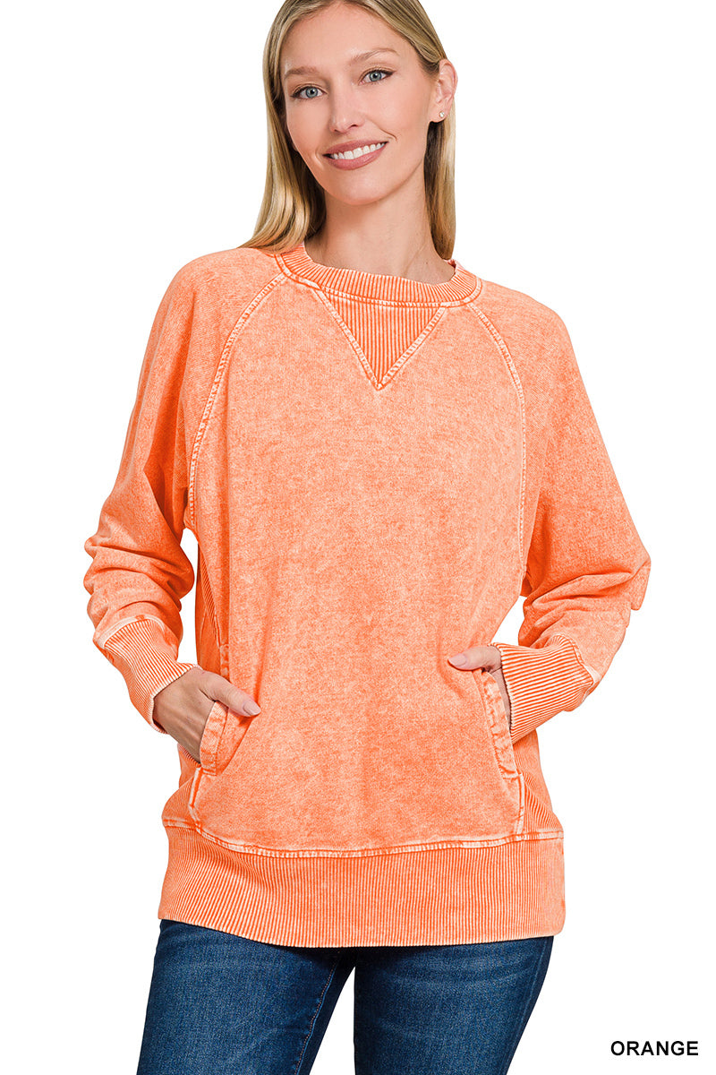 Women’s “Cate” Sweatshirt- Orange