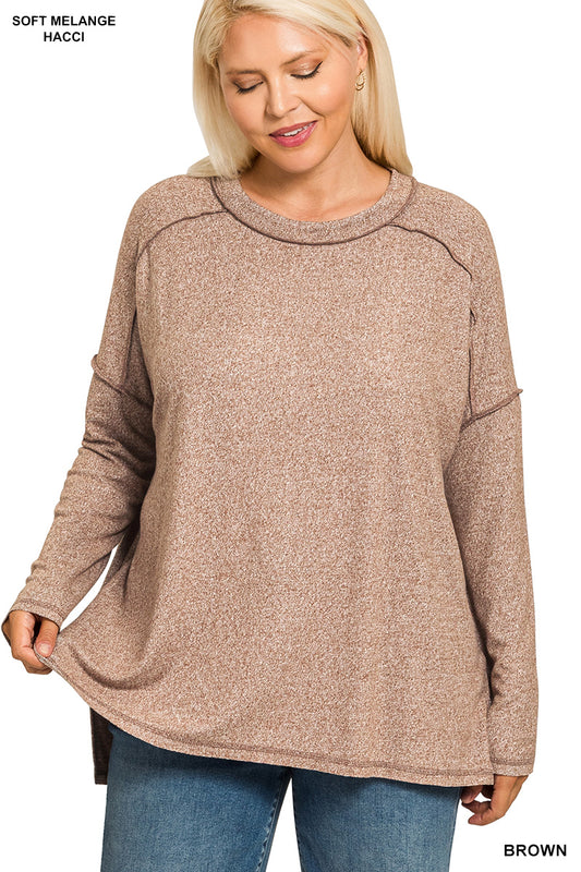“Annie” Top- Brown