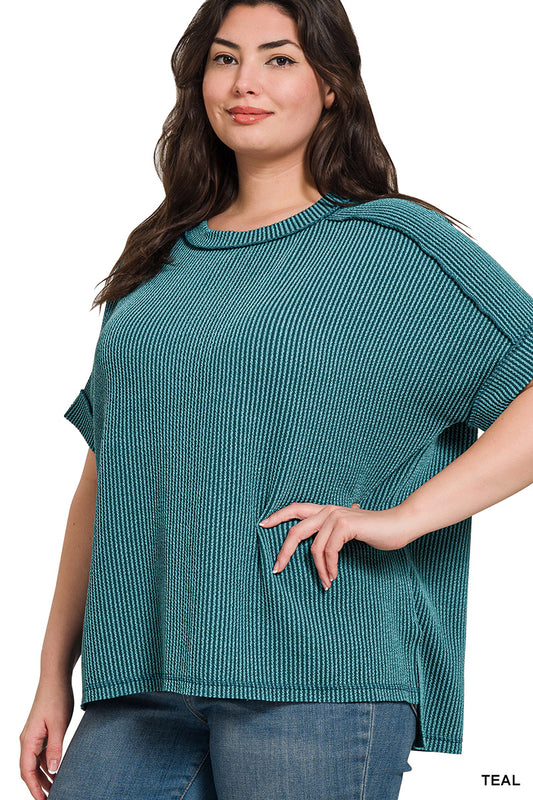 Women’s Plus “Annie” Top- Teal