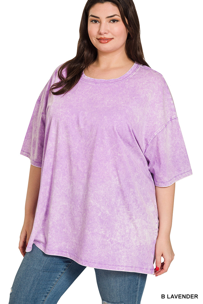 Women's Plus "Becky" Top- Lavender