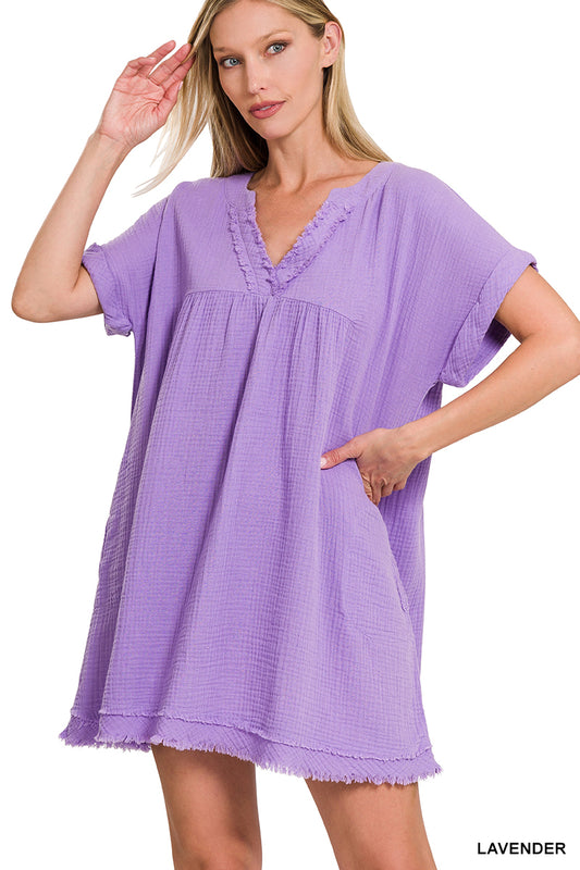 Women's "Tabitha" Dress- Lavender