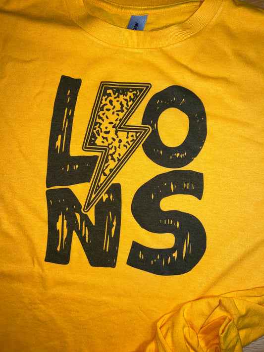 Large “Lions” Tee